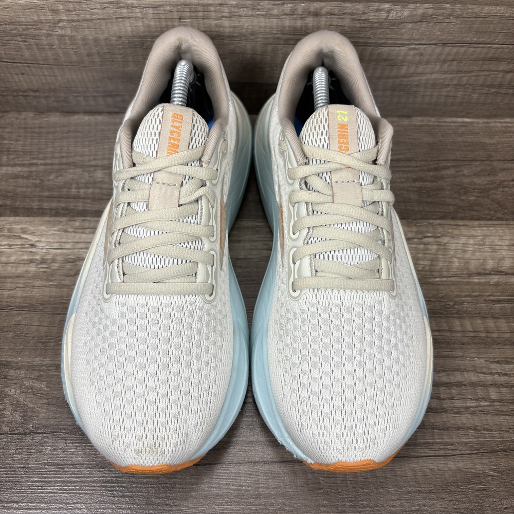 Brooks Glycerin 21 Gray Tan Womens US Size 7 EUR 38 1204081B195 Running Shoes - Picture 2 of 9